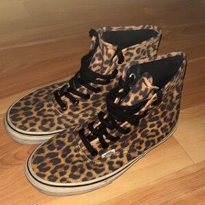 Vans leopard Print High-Tops with